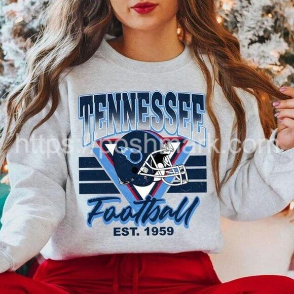 Travon A Other - Tennessee Titans 1959 Football Retro Team Graphic Crewneck Sweatshirt